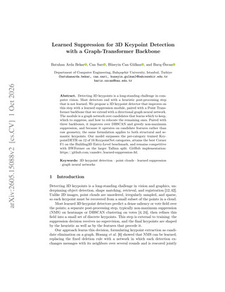First page of the Learned Suppression paper